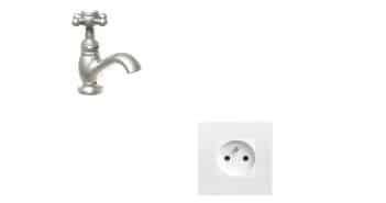 Où mettre prise dans salle de bain ?